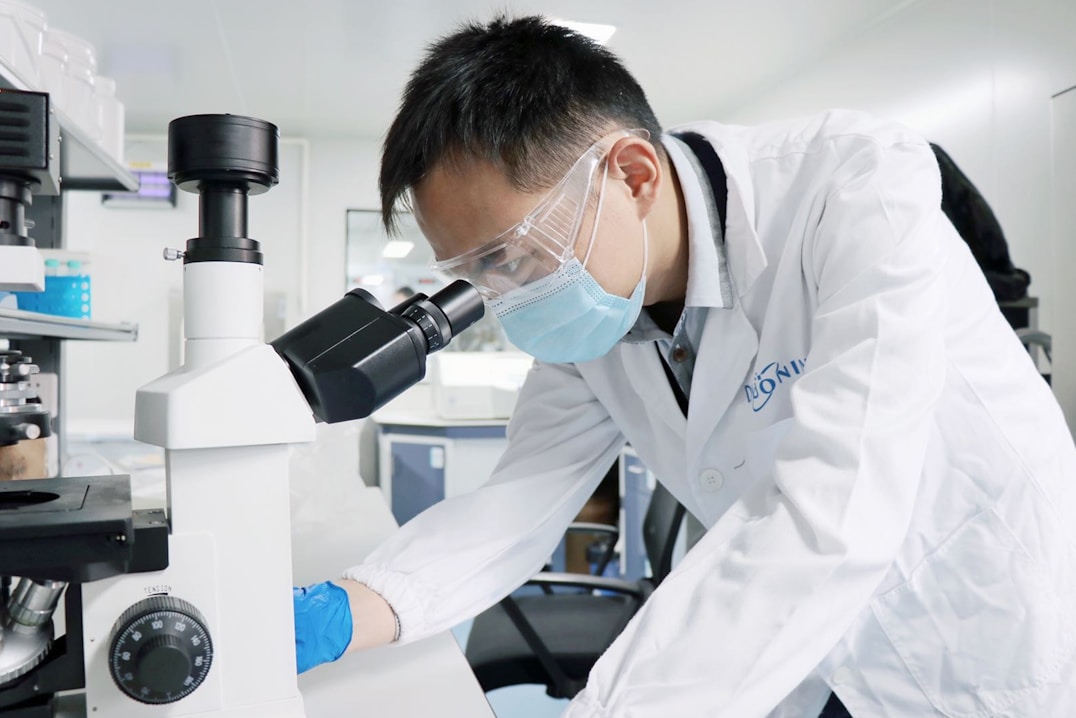 Scientist in lab